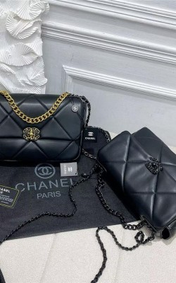 תיק שאנל שתי צבעים 