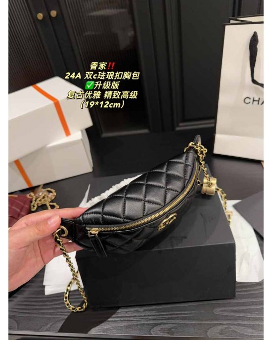 תיק שאנל 19/12 ס"מ