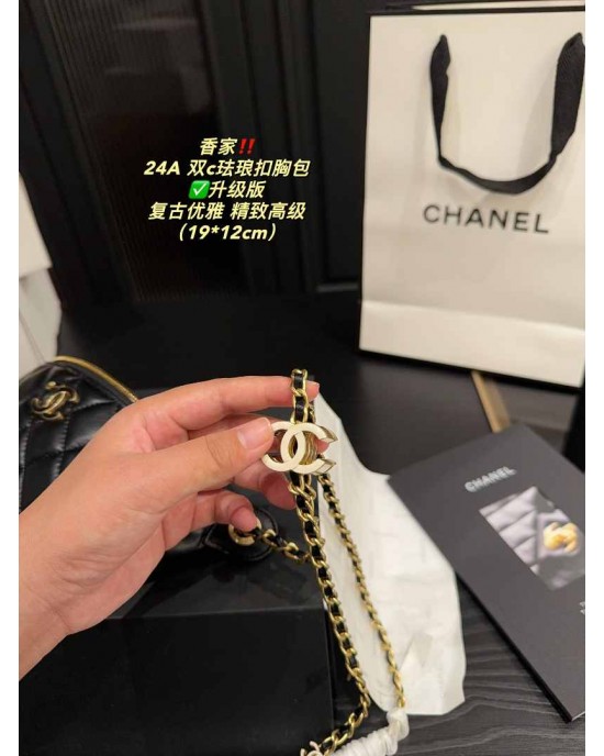 תיק שאנל 19/12 ס"מ