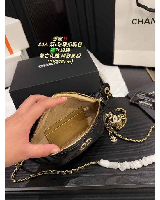 תיק שאנל 19/12 ס"מ