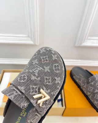 כפכפי לואי גינס אפור